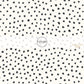 These speckled themed fabric by the yard features small black speckled dots on ivory. This fun dotted themed fabric can be used for all your sewing and crafting needs! 