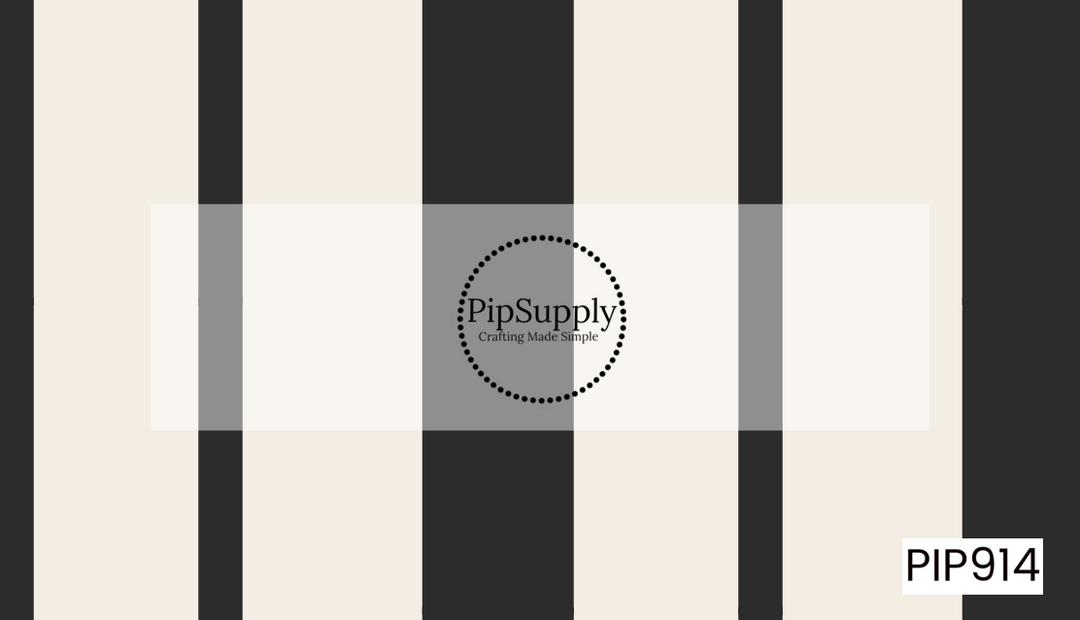 PIP914 - Black Ticking Cream