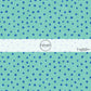 This summer fabric by the yard features bright blue dots. This fun summer themed fabric can be used for all your sewing and crafting needs!