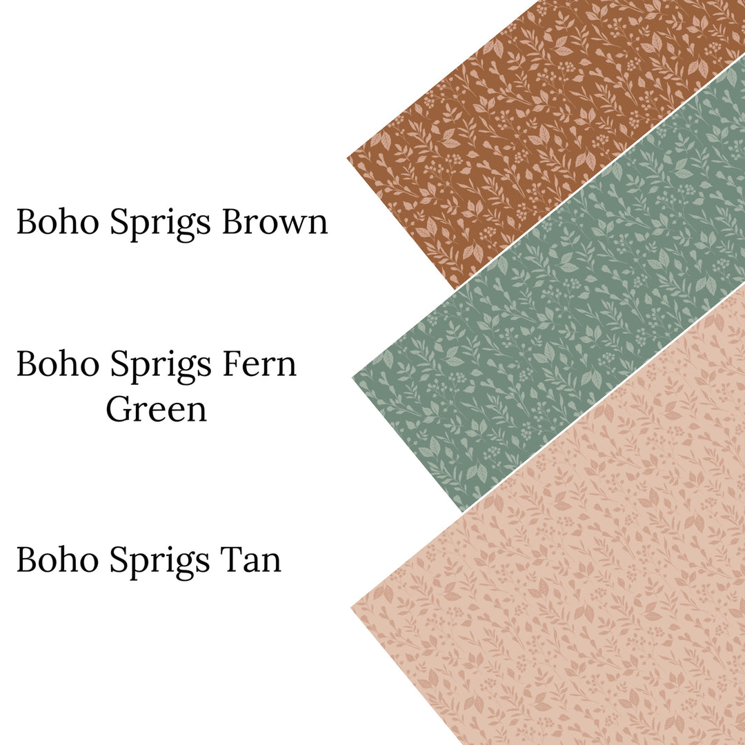 These boho pattern faux leather sheets contain the following design elements: western floral patterns. Our CPSIA compliant faux leather sheets or rolls can be used for all types of crafting projects.