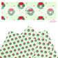 These Christmas themed pattern faux leather sheets contain the following design elements: holiday wreaths with red bows on green. Our CPSIA compliant faux leather sheets or rolls can be used for all types of crafting projects.