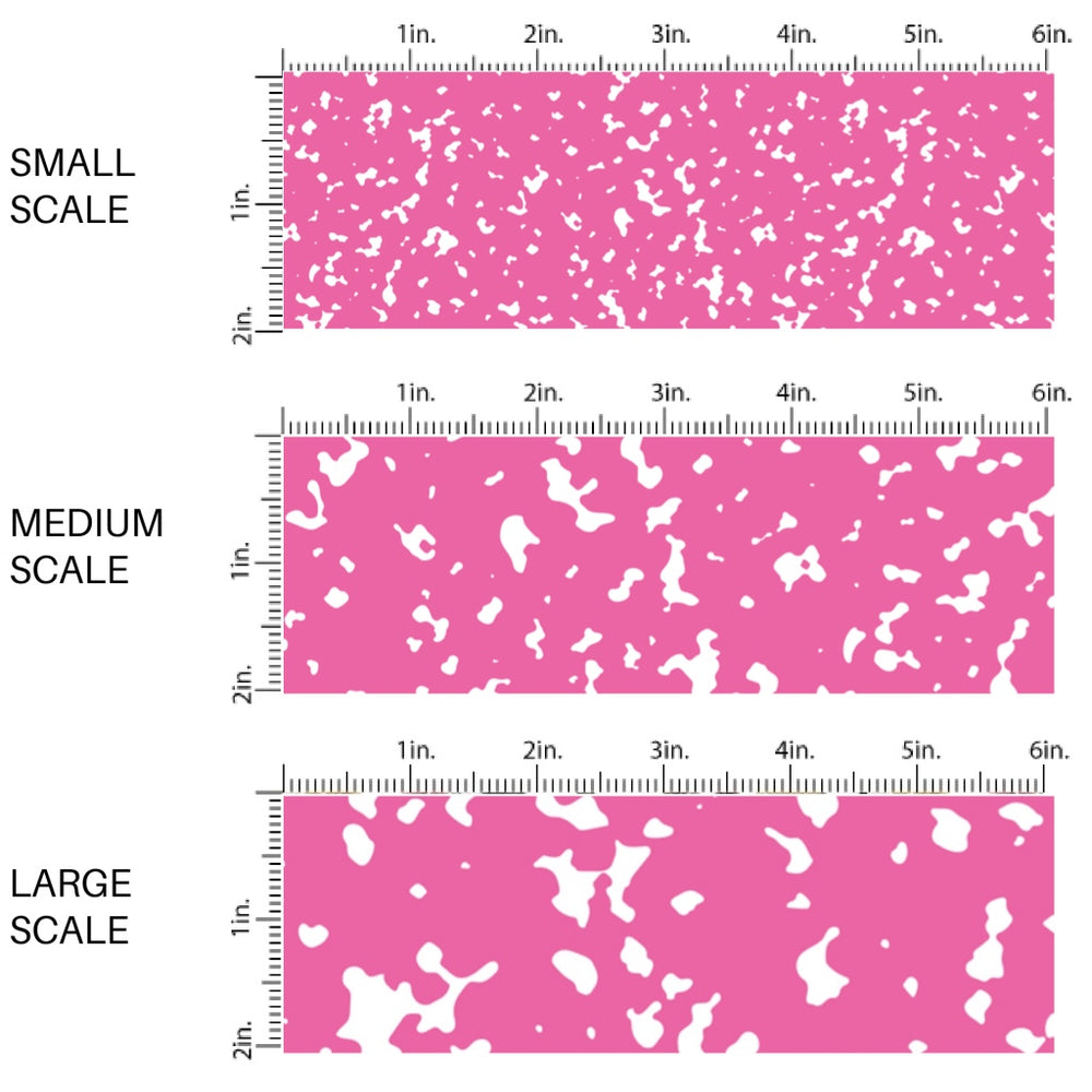 This scale chart of small scale, medium scale, and large scale of this school supply fabric by the yard features classic pink composition pattern. This fun themed fabric can be used for all your sewing and crafting needs!