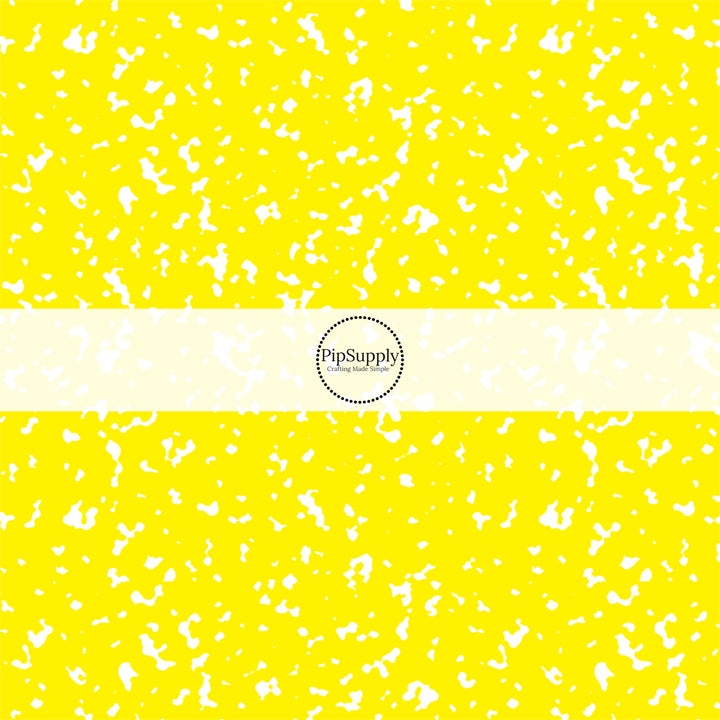 This school supply fabric by the yard features classic yellow composition pattern. This fun themed fabric can be used for all your sewing and crafting needs!