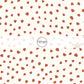 These speckled themed fabric by the yard features small brown speckled dots on ivory. This fun dotted themed fabric can be used for all your sewing and crafting needs! 