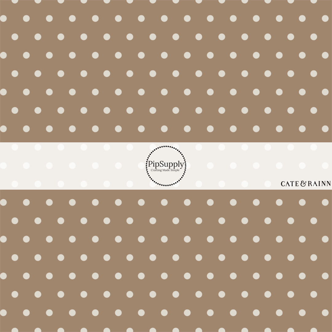 These summer pattern faux leather sheets contain the following design elements: polka dot patterns. Our CPSIA compliant faux leather sheets or rolls can be used for all types of crafting projects.