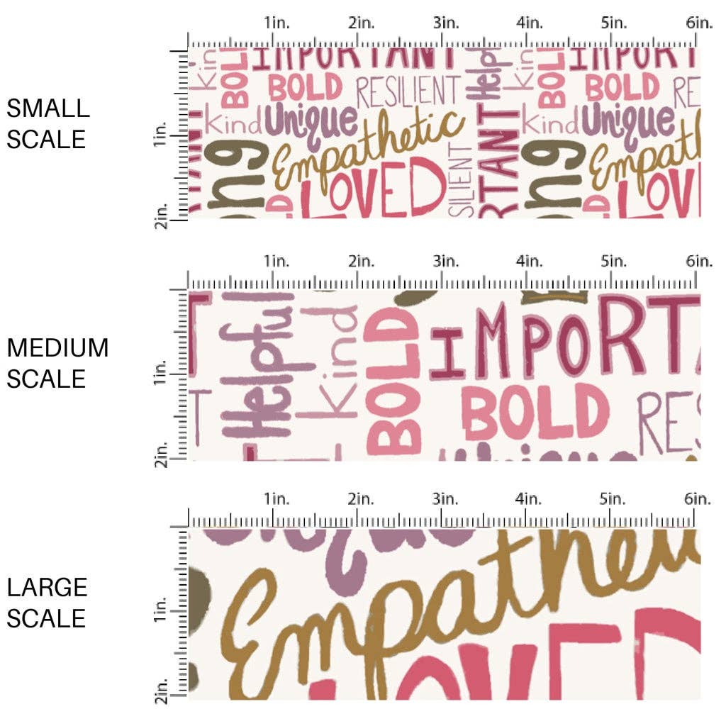 Berry Affirmations Fabric By The Yard