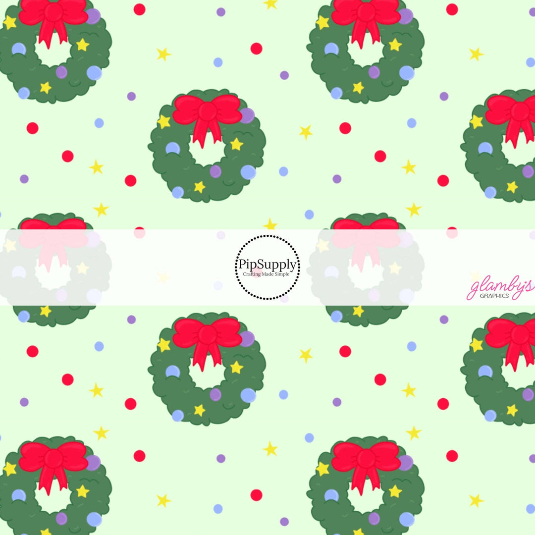 Bold Wreaths Fabric By The Yard