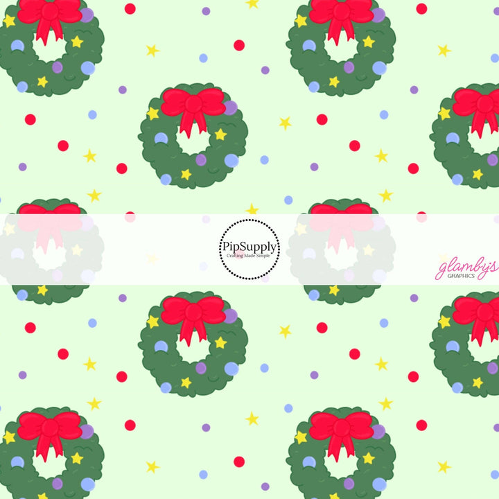 Bold Wreaths Fabric By The Yard