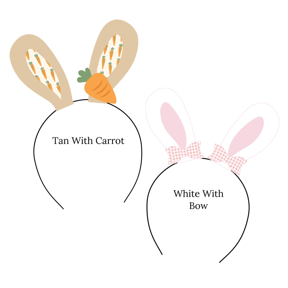 These Easter DIY faux leather headband toppers have either a white pattern with bows or tan pattern with carrots. These sheets are ready to cut and assemble! You will receive one faux leather sheet with varying quantities of headband topper cutouts based on your selections. These are printed on our CPSIA compliant faux leather and will arrive to you as an uncut sheet and will need to be cut, assembled and embellished depending on your craft project. Any additional items shown are sold separately.