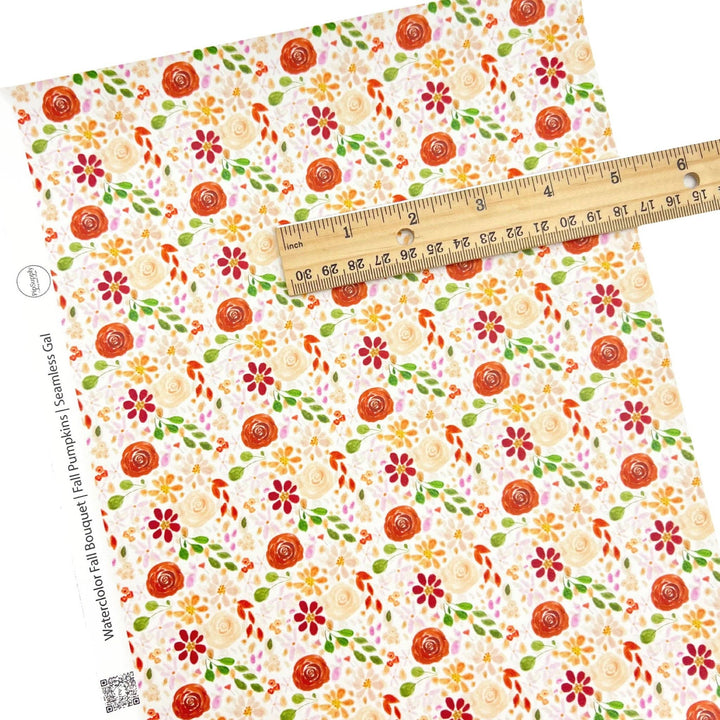 Fall Pumpkin | Seamless Gal | Faux Leather Sheets