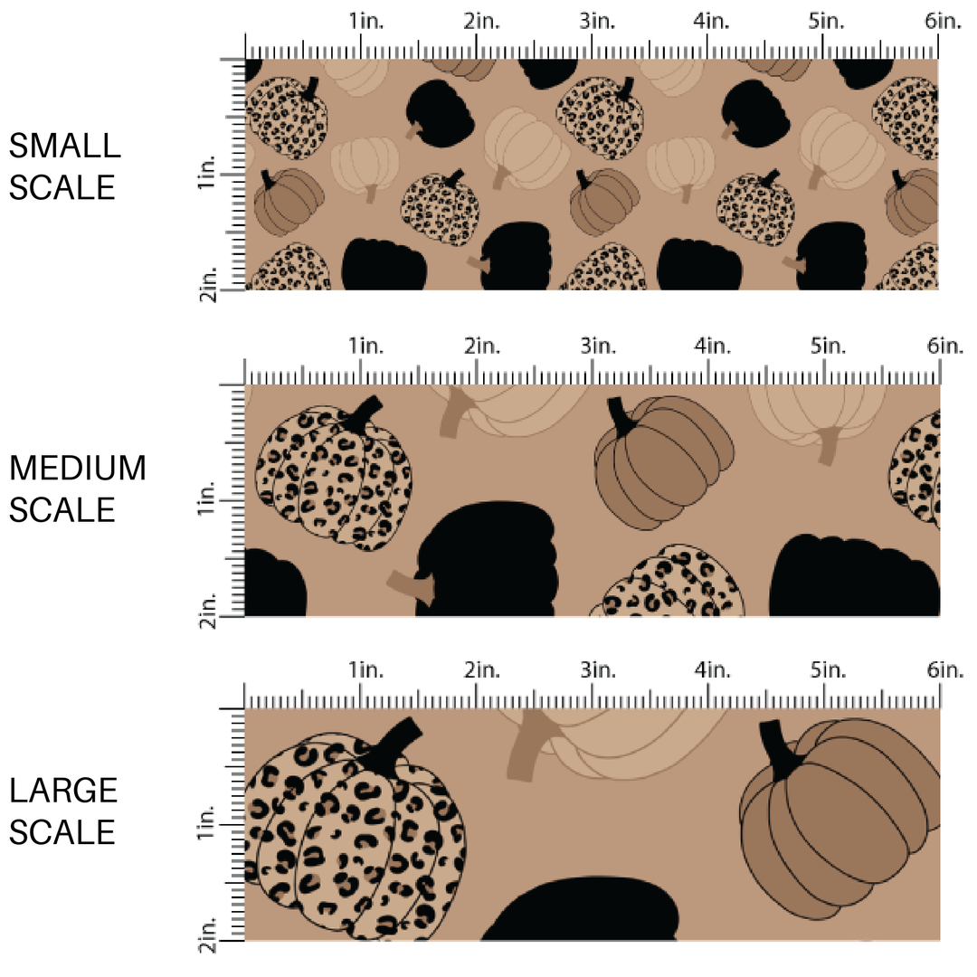Lil' Leopard Pumpkin Fabric By The Yard