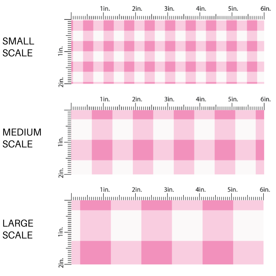 Bubble Pink Plaid Fabric By The Yard