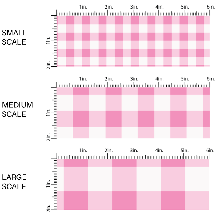 Bubble Pink Plaid Fabric By The Yard