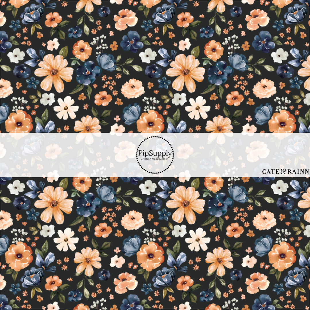 These spring and summer pattern fabric by the yard features farm and meadow country floral patterns. This fun fabric can be used for all your sewing and crafting needs!