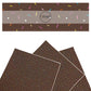 These ice cream sprinkles faux leather sheets contain the following design elements: chocolate sprinkles on chocolate ice cream. Our CPSIA compliant faux leather sheets or rolls can be used for all types of crafting projects.