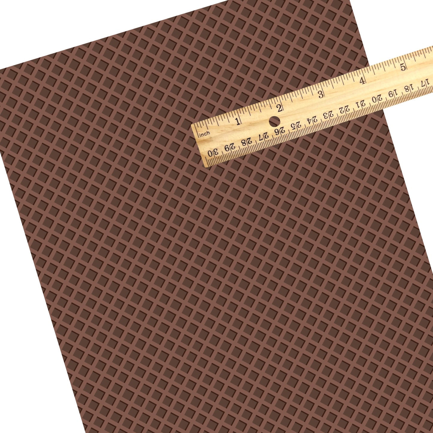 These ice cream cone faux leather sheets contain the following design elements: chocolate ice cream waffle cone. Our CPSIA compliant faux leather sheets or rolls can be used for all types of crafting projects.