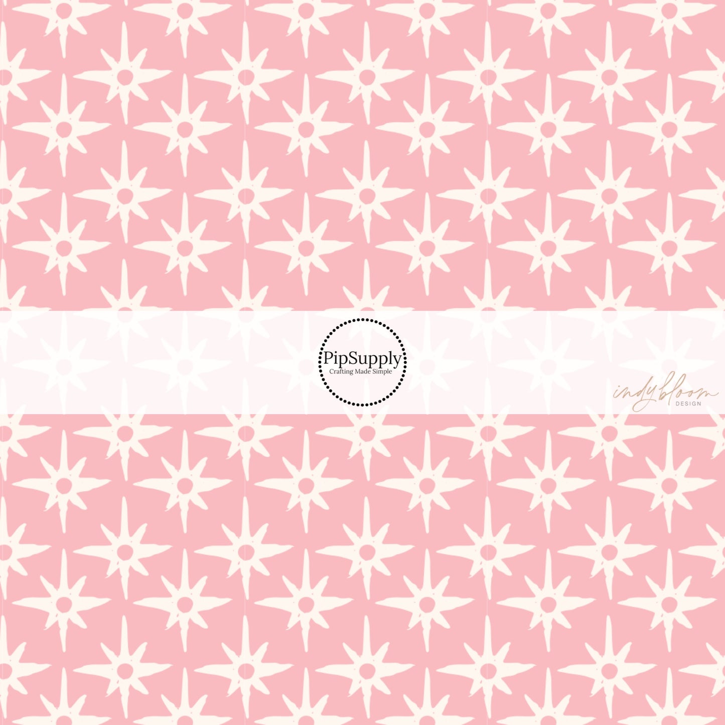 This summer fabric by the yard feature compass star pattern on pink. This fun summer themed fabric can be used for all your sewing and crafting needs!
