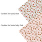 Cookies for Santa Baby Pink Faux Leather Sheets