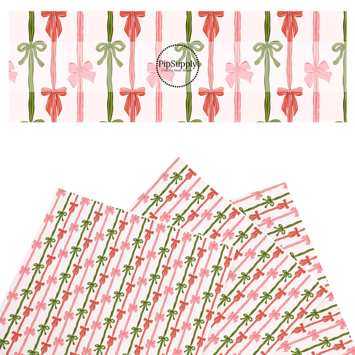 tied christmas garland multi colors