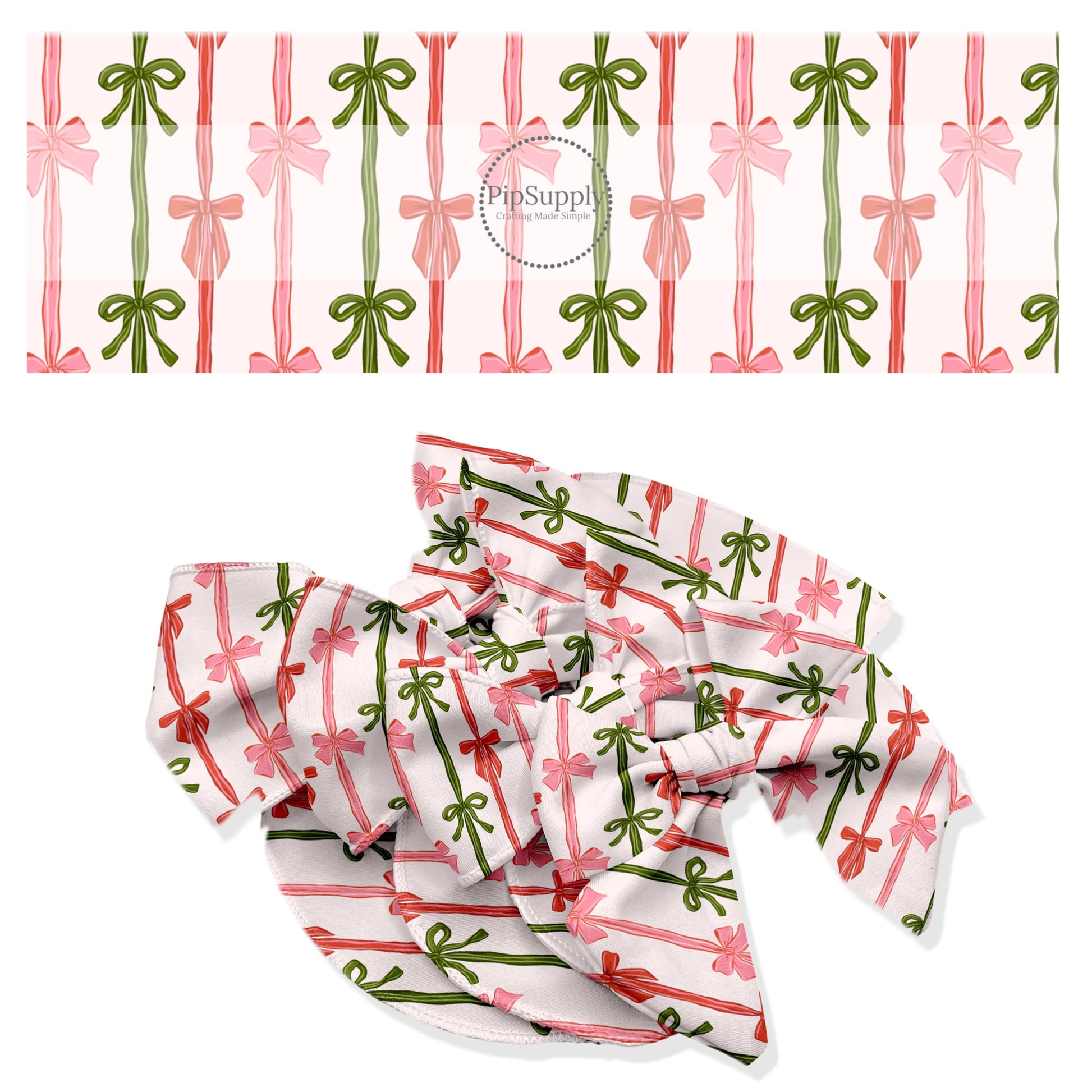 holiday gift wrap bows for Christmas