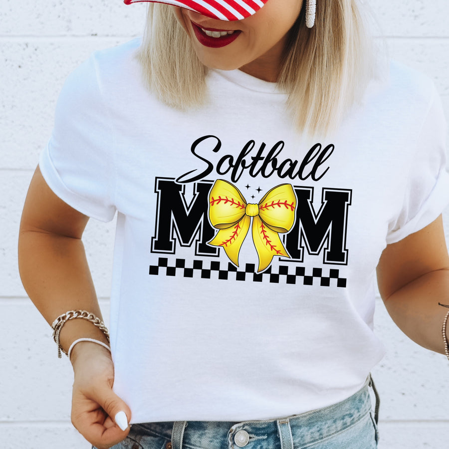 These sports iron on transfer would be a great way to add full color designs to your garments without the hassle of weeding vinyl. Add these "Softball Mom" print to your sports creations! They are ready to press transfers and easy to use!