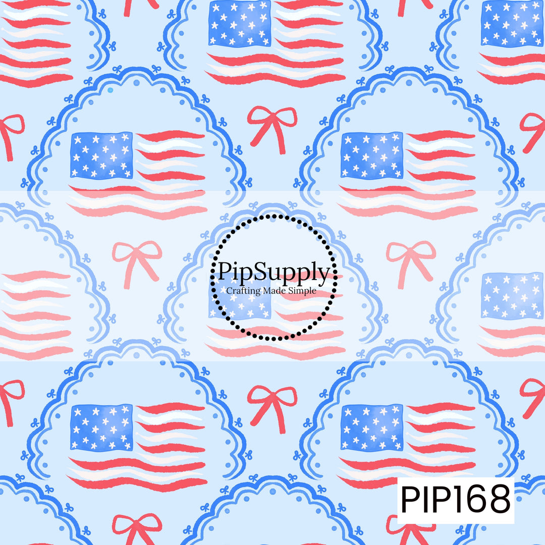 PIP168 - Liberty Lace Flag Scallop