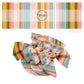 These summer themed no sew bow strips can be easily tied and attached to a clip for a finished hair bow. These summer patterned bow strips are great for personal use or to sell. These bow strips feature western colorful stripes.