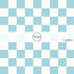 These checkered themed fabric by the yard features cream and light blue checkered pattern. This fun party themed fabric can be used for all your sewing and crafting needs! 