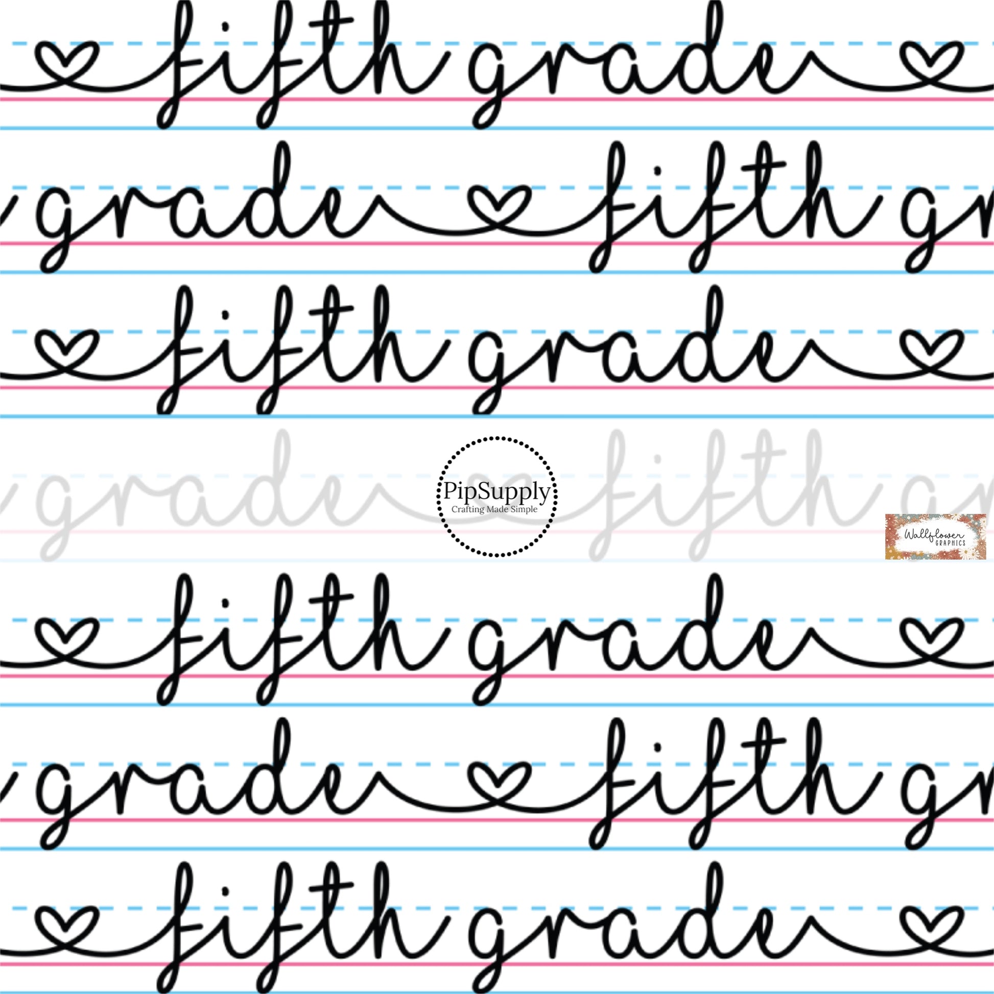 These school themed pattern fabric by the yard features cursive handwriting on lined paper patterns. This fun fabric can be used for all your sewing and crafting needs!