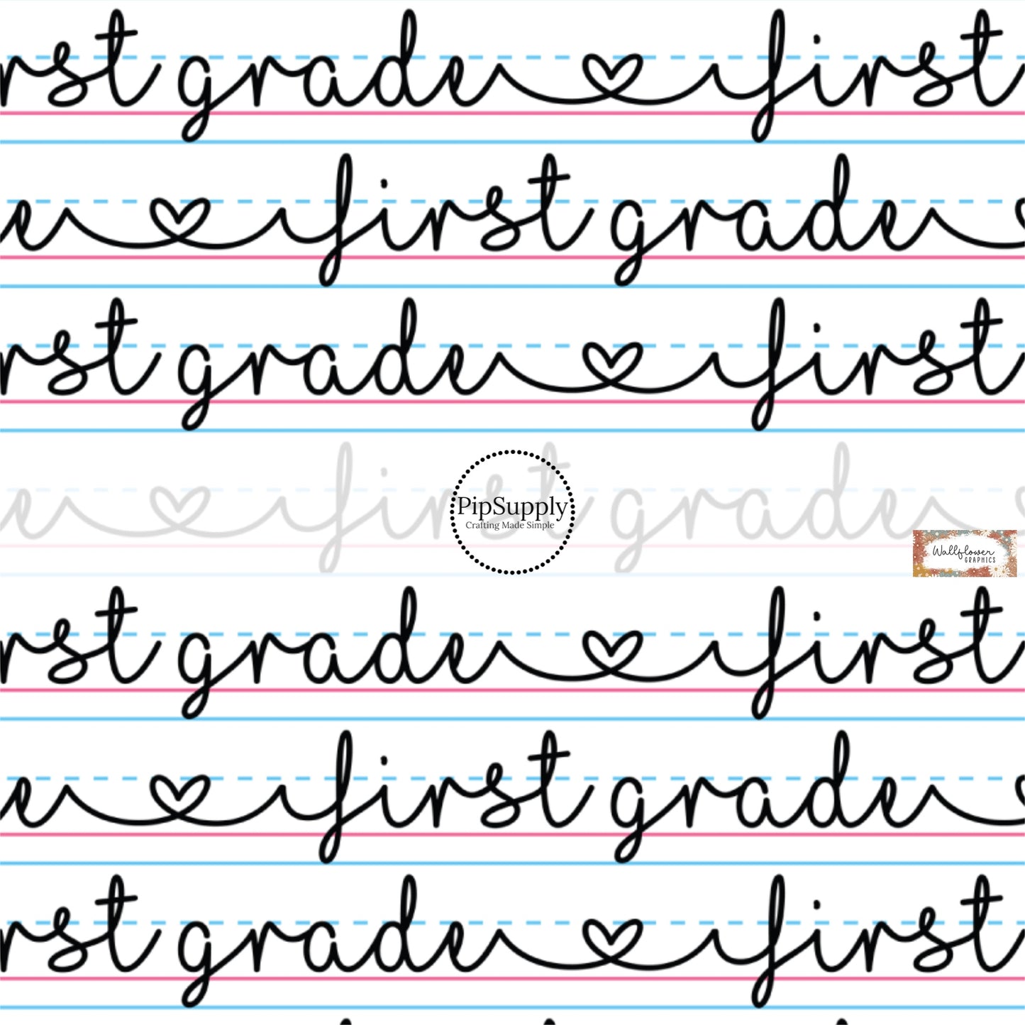 These school themed pattern fabric by the yard features cursive handwriting on lined paper patterns. This fun fabric can be used for all your sewing and crafting needs!