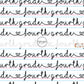 These school themed pattern fabric by the yard features cursive handwriting on lined paper patterns. This fun fabric can be used for all your sewing and crafting needs!