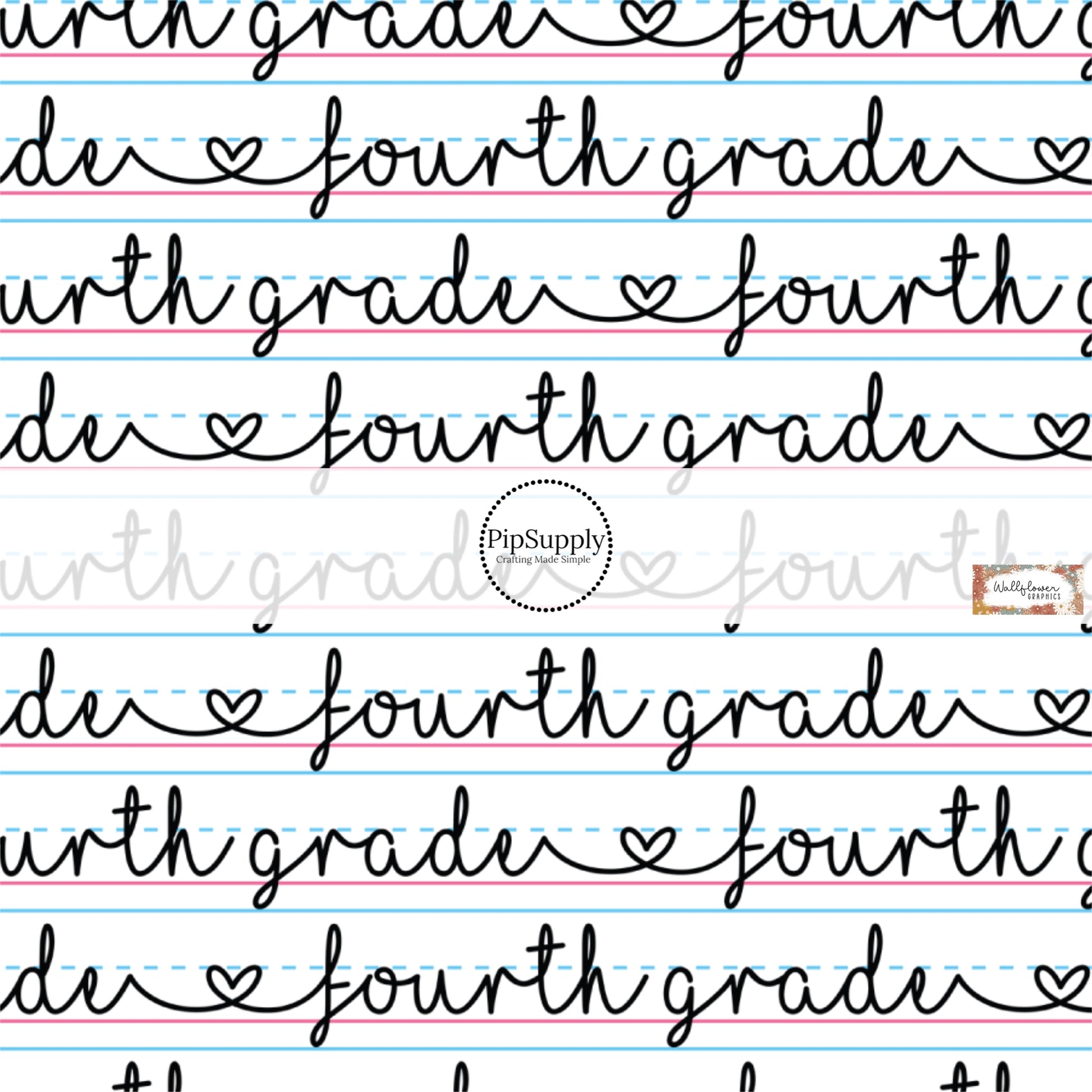 These school themed pattern fabric by the yard features cursive handwriting on lined paper patterns. This fun fabric can be used for all your sewing and crafting needs!