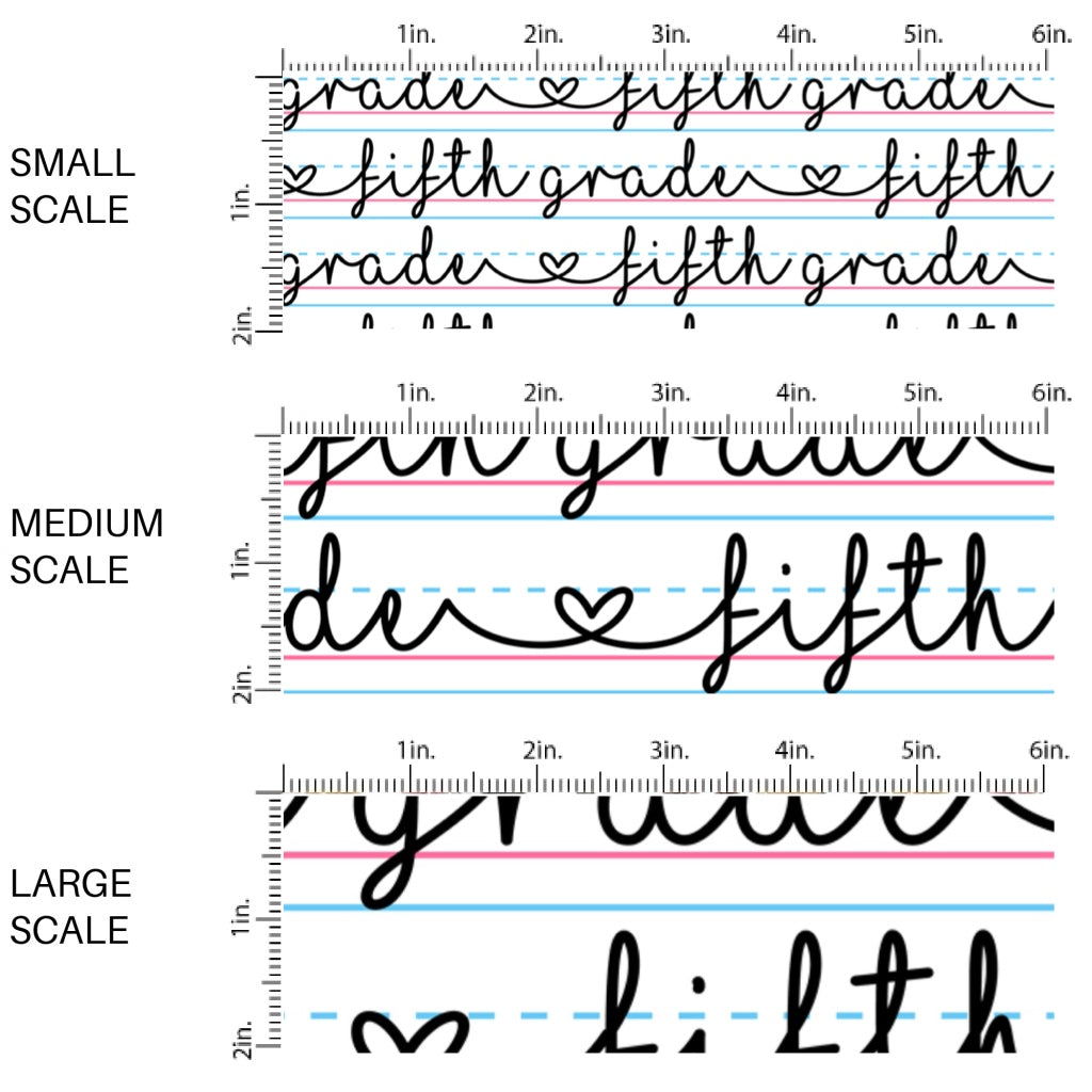 These school themed pattern fabric by the yard features cursive handwriting on lined paper patterns. This fun fabric can be used for all your sewing and crafting needs!