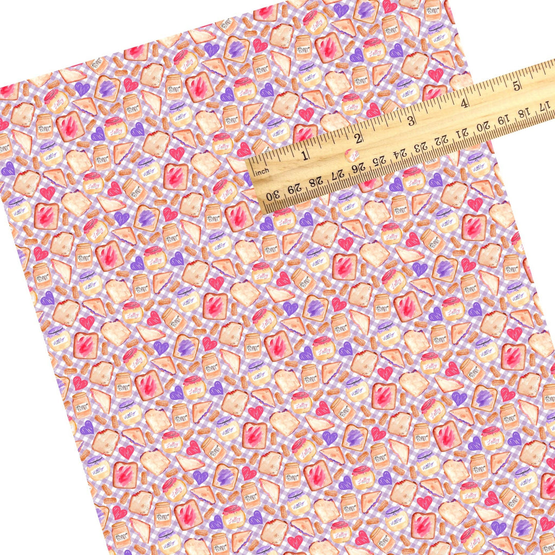 PB & J Sammies Faux Leather Sheets