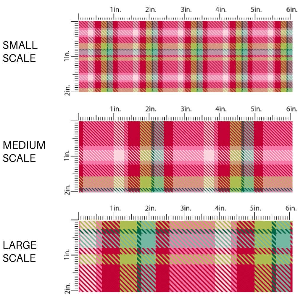 Christmas Tartan Fabric By The Yard