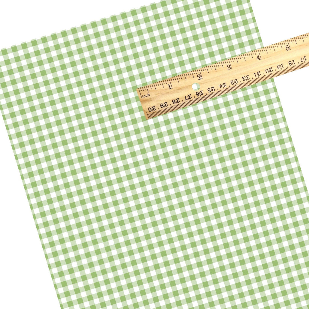 Strawberry Stem Plaid Faux Leather Sheets
