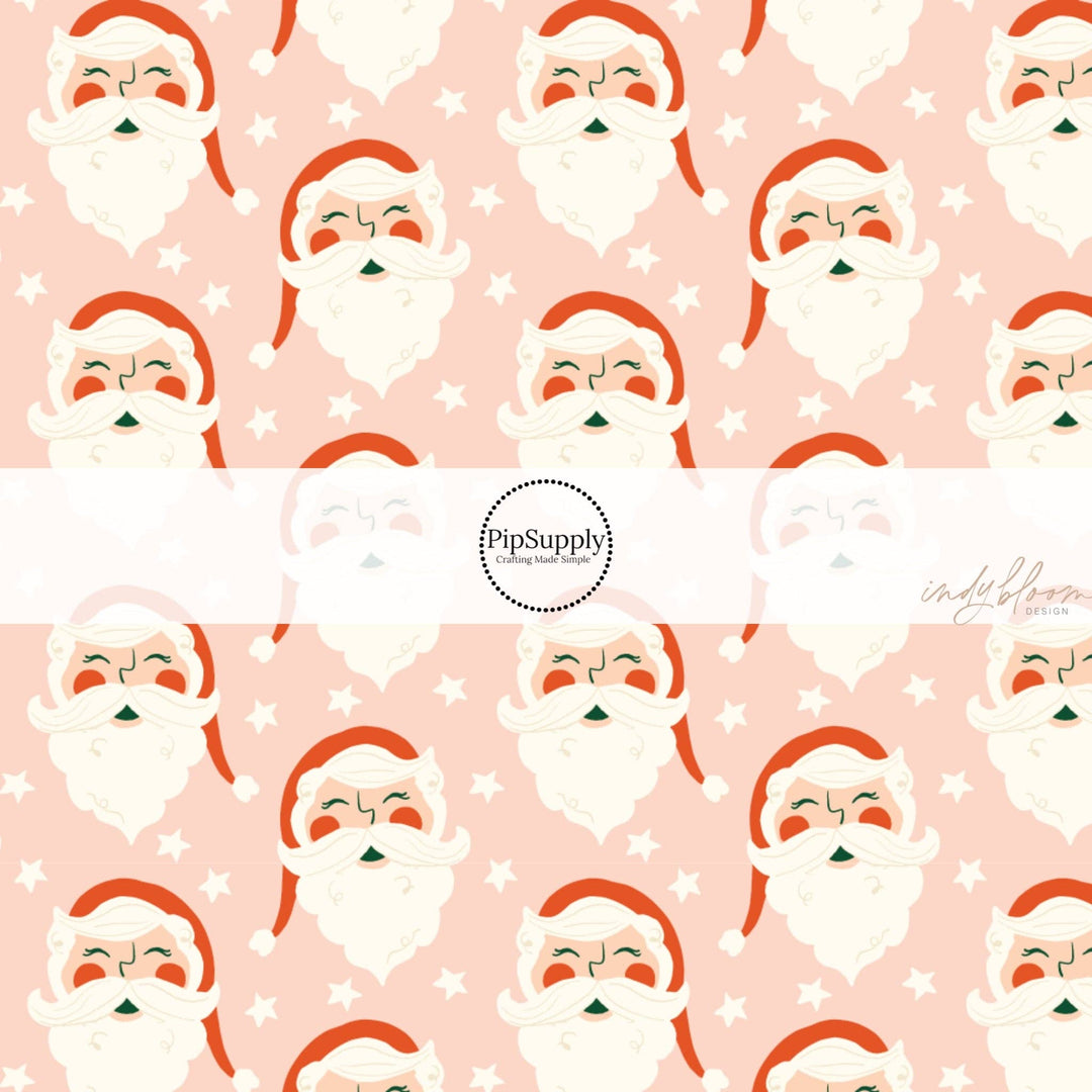 Festive Santa Hair Bow Strips