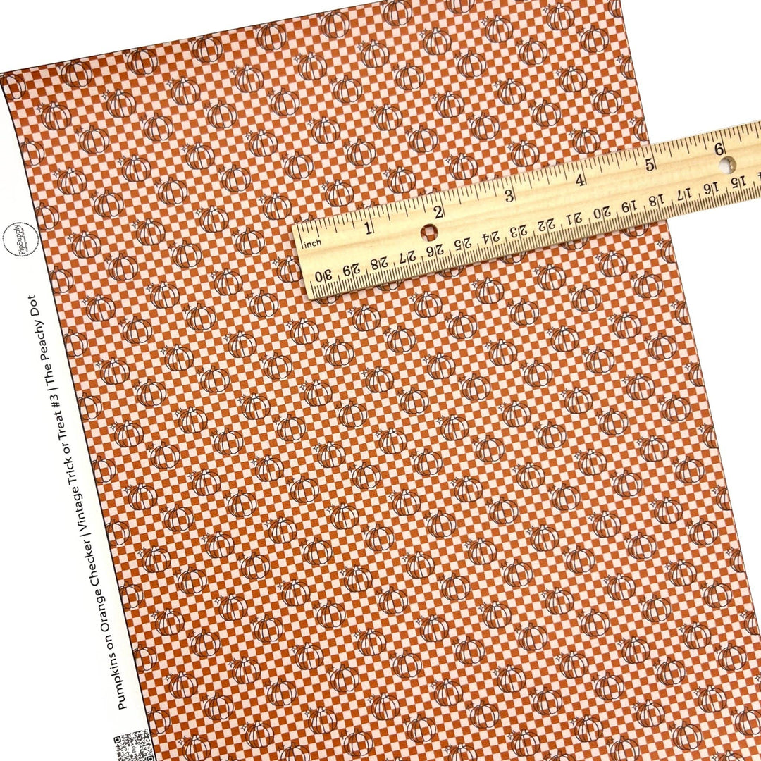 Vintage Trick Or Treat #3 | The Peachy Dot | Faux Leather