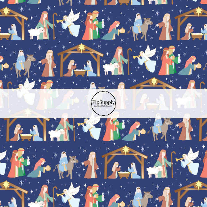Away in a Manger Fabric By The Yard