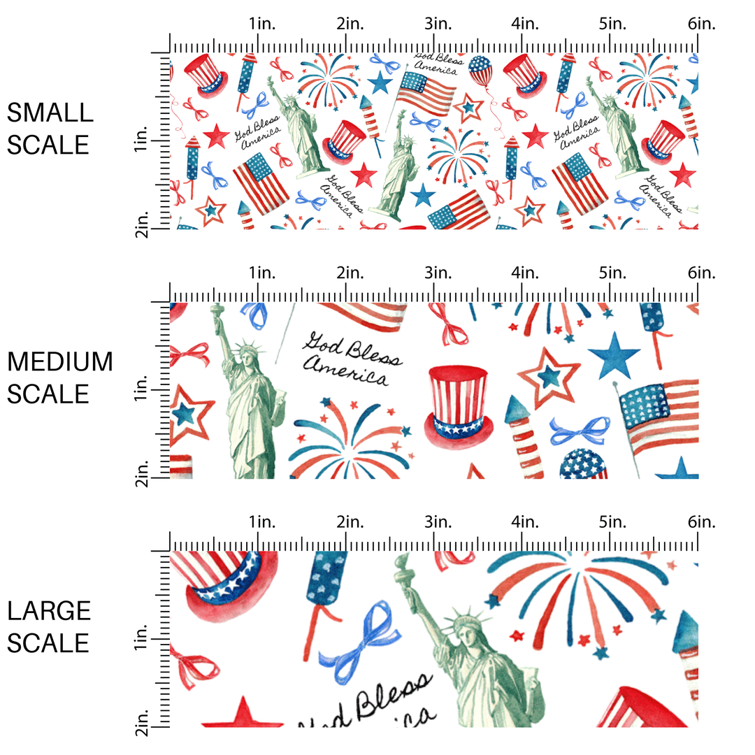 Lady Liberty Fabric By The Yard