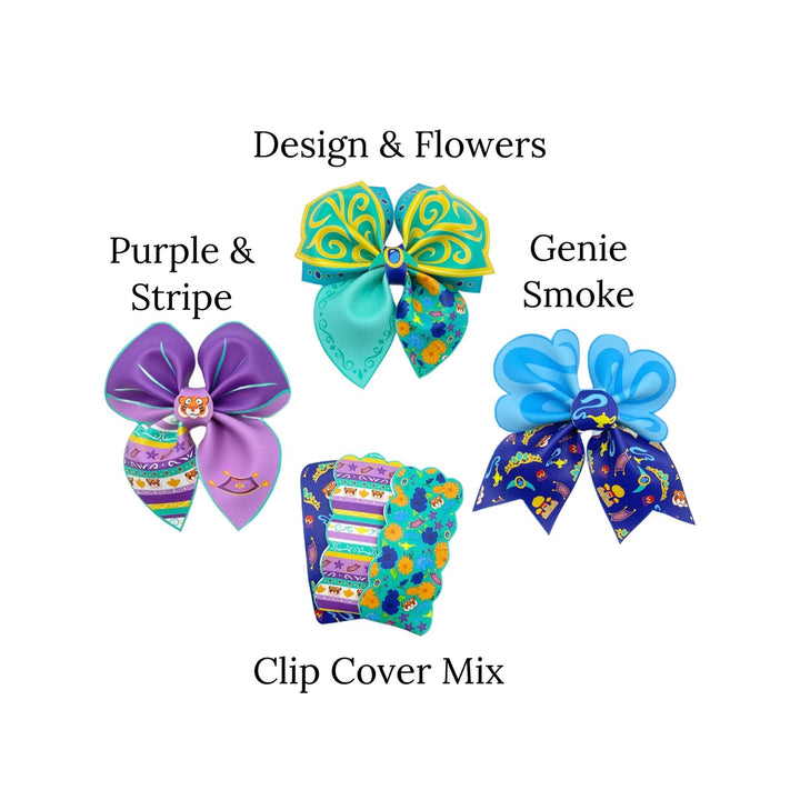 Arabian Nights Princess Faux Leather DIY Hair Bows & Craft Cutouts