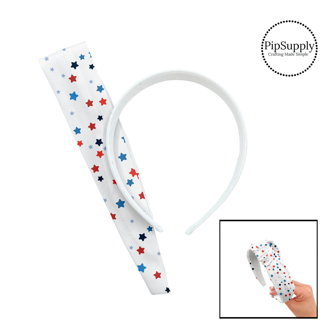 Freedom Stars on Parchment DIY Knotted Headband Kit