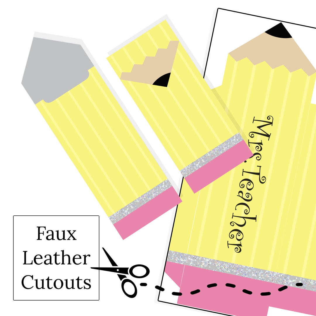 Pencil Faux Leather DIY Purse