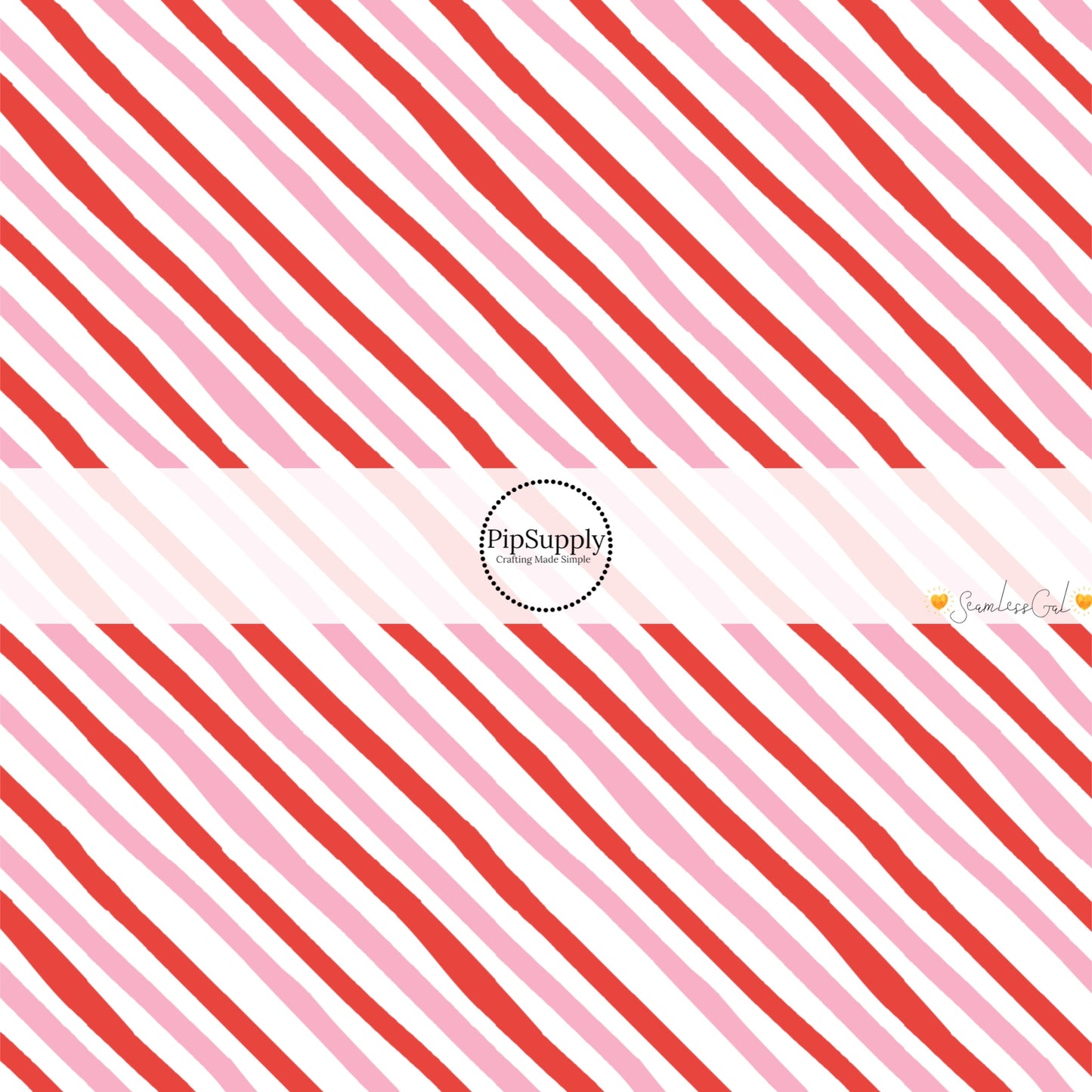 These winter stripe themed pattern fabric by the yard features the following design elements: Christmas colorful diagonal stripes. This fun themed fabric can be used for all your sewing and crafting needs!