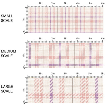 These winter plaid themed pattern fabric by the yard features the following design elements: pink plaid pattern. This fun themed fabric can be used for all your sewing and crafting needs!