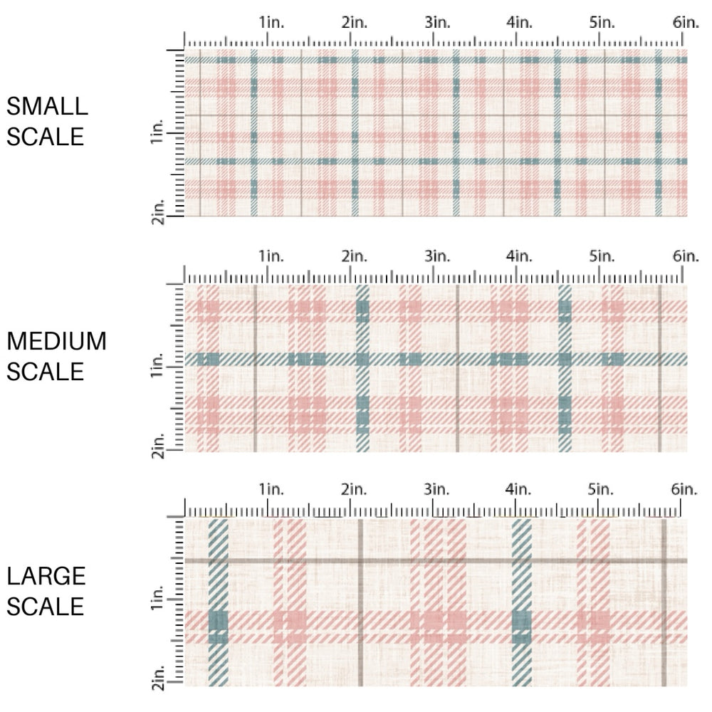 These winter plaid themed pattern fabric by the yard features the following design elements: pink plaid pattern. This fun themed fabric can be used for all your sewing and crafting needs!