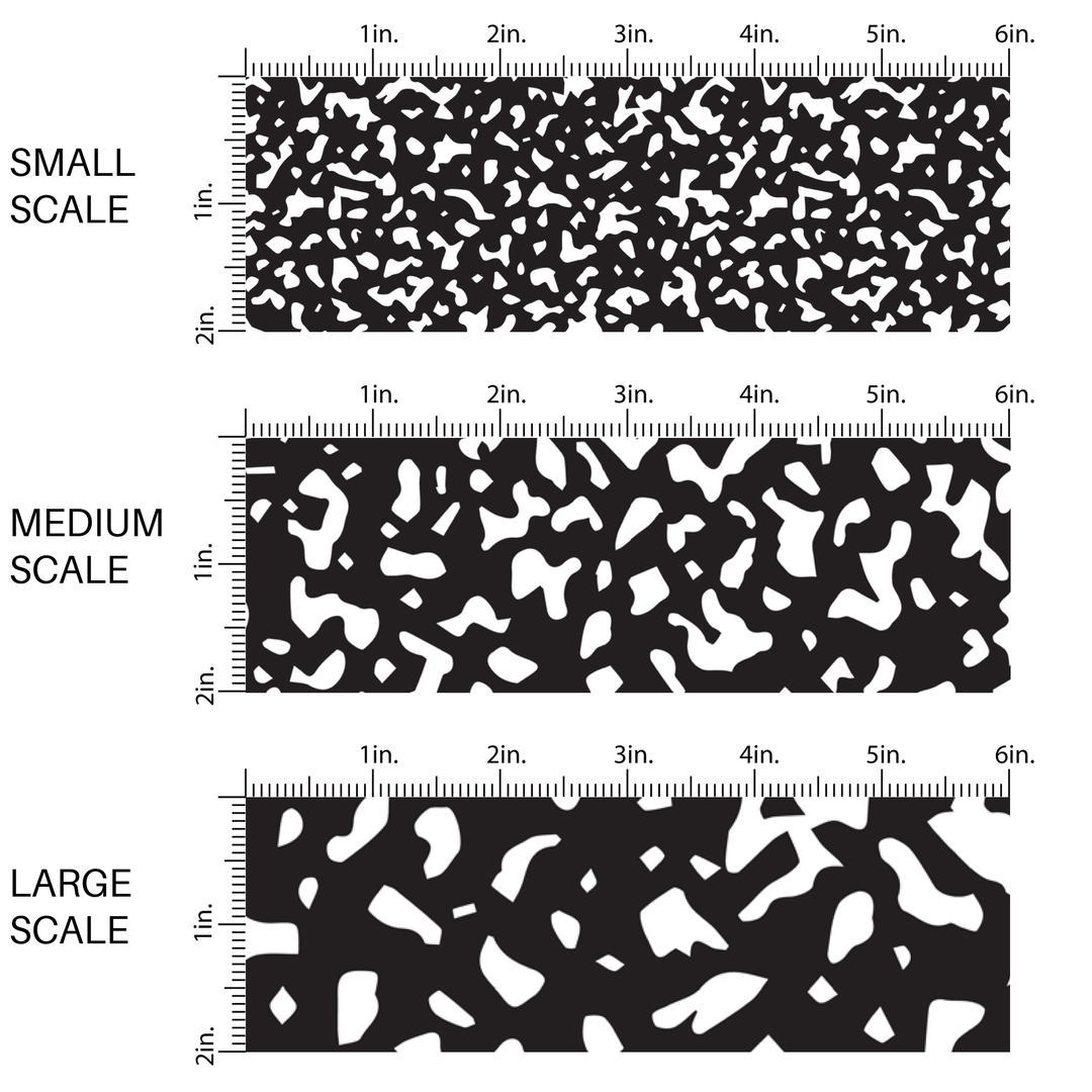 Black and White Composition Notebook Fabric By The Yard