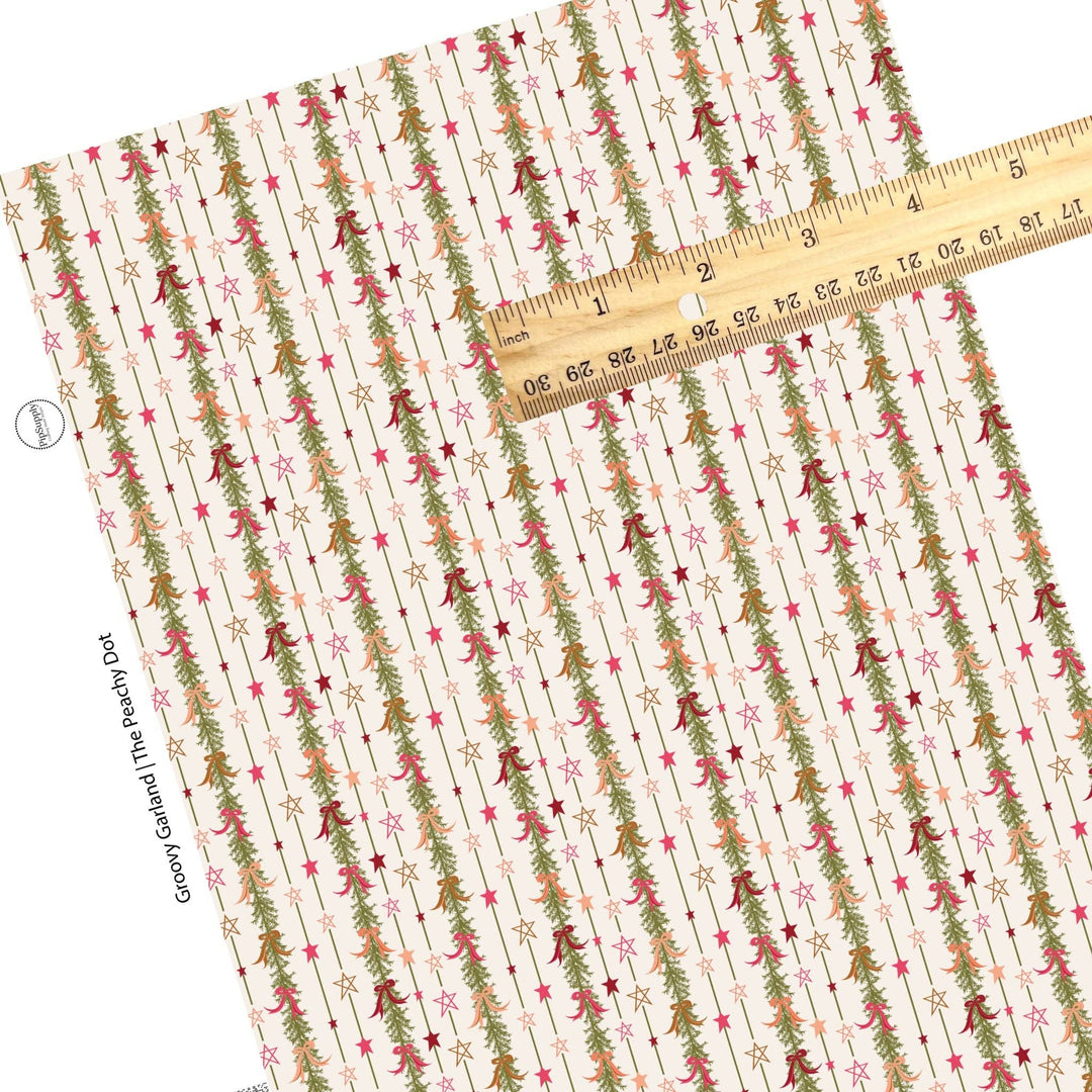 Groovy Garland Faux Leather Sheets