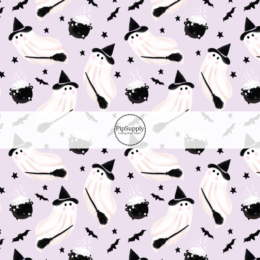 Spooky Ghosts Hair Bow Strips