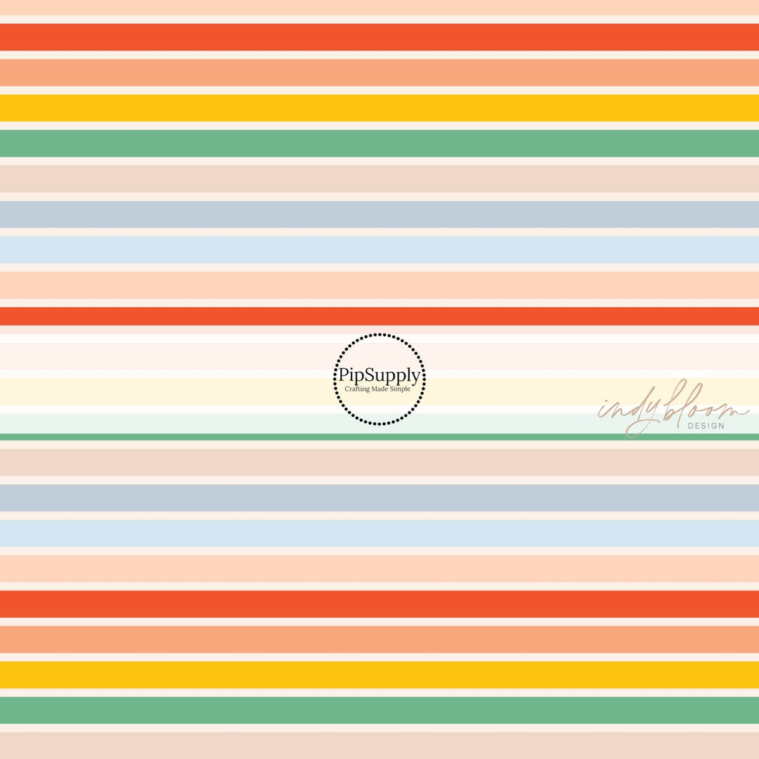 Summer Stripes Bow Strips